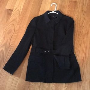 Theory Black short coat